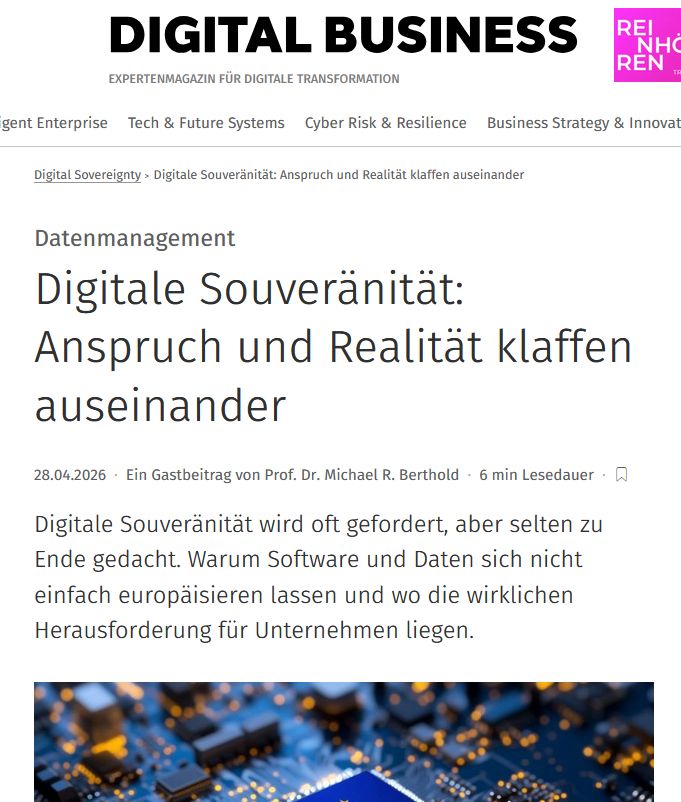 Placeholder cover image for Digitale Souveränität